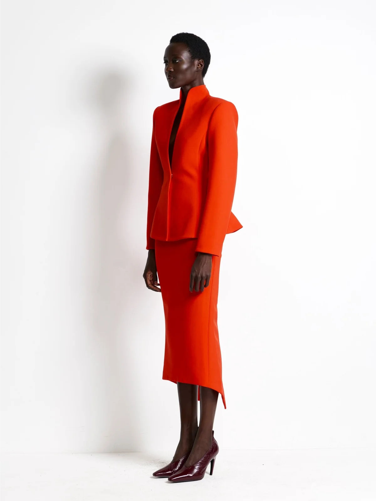 Elysian Collective Effie Kats Bowie Blazer Red