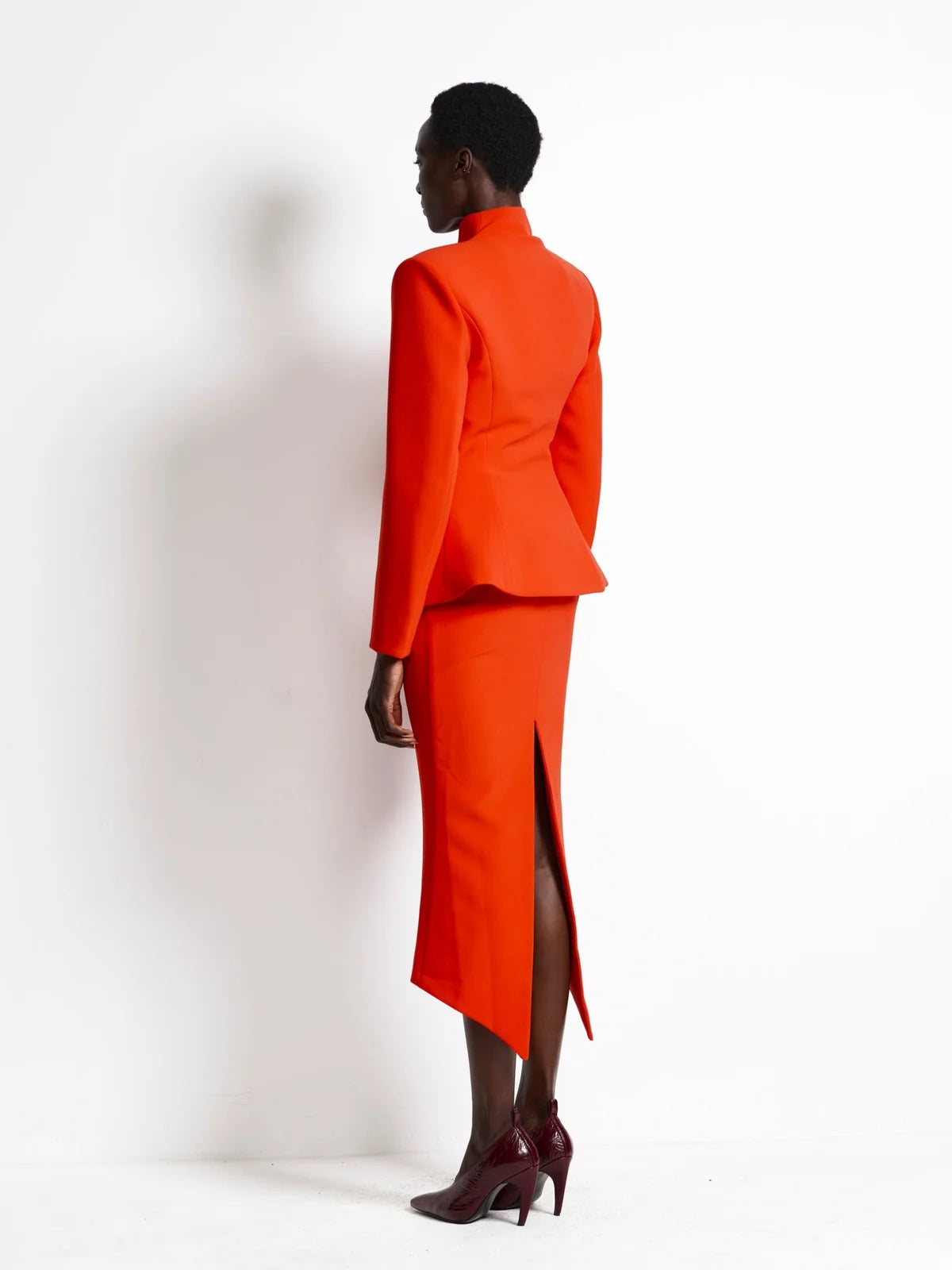 Elysian Collective Effie Kats Bowie Blazer Red