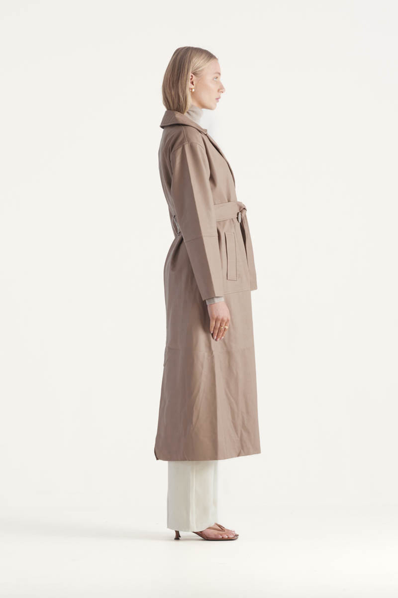 Elysian Collective Elka Collective Bamford Trench Taupe