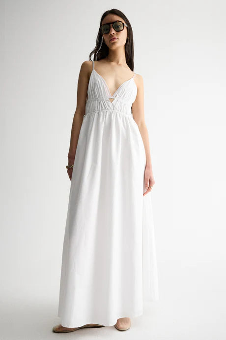 Elysian Collective Elka Collective Clove Dress White