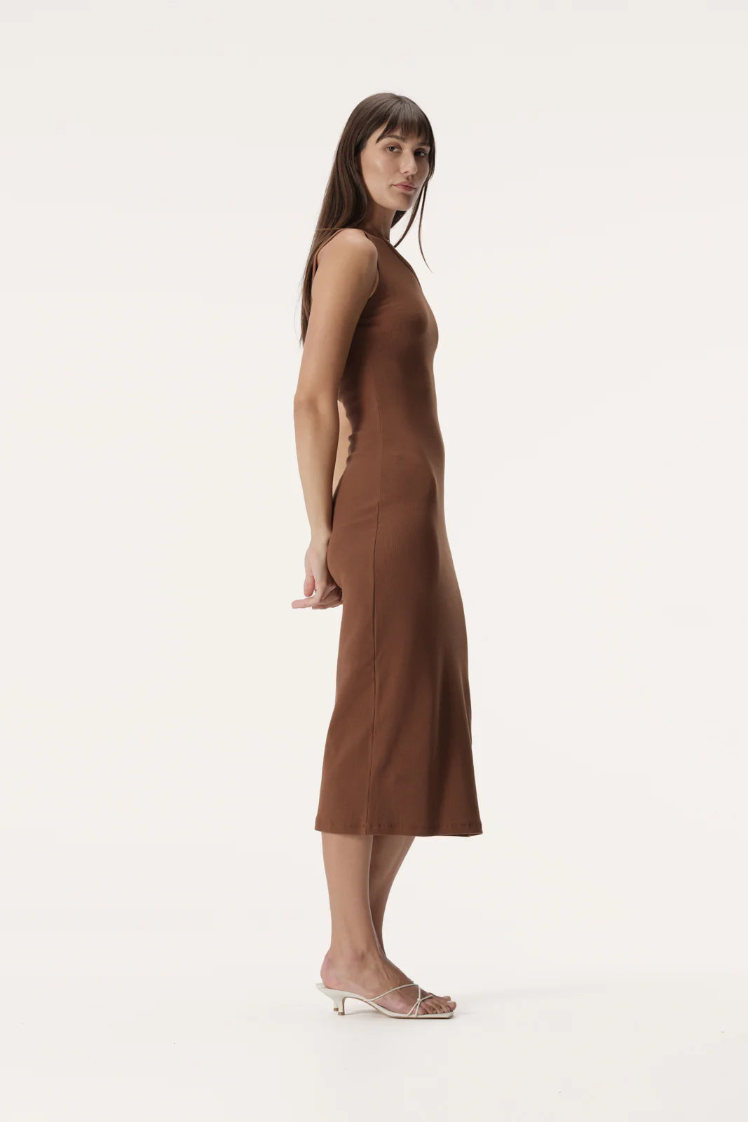 Elysian Collective Elka Collective Fernanda Dress Tan