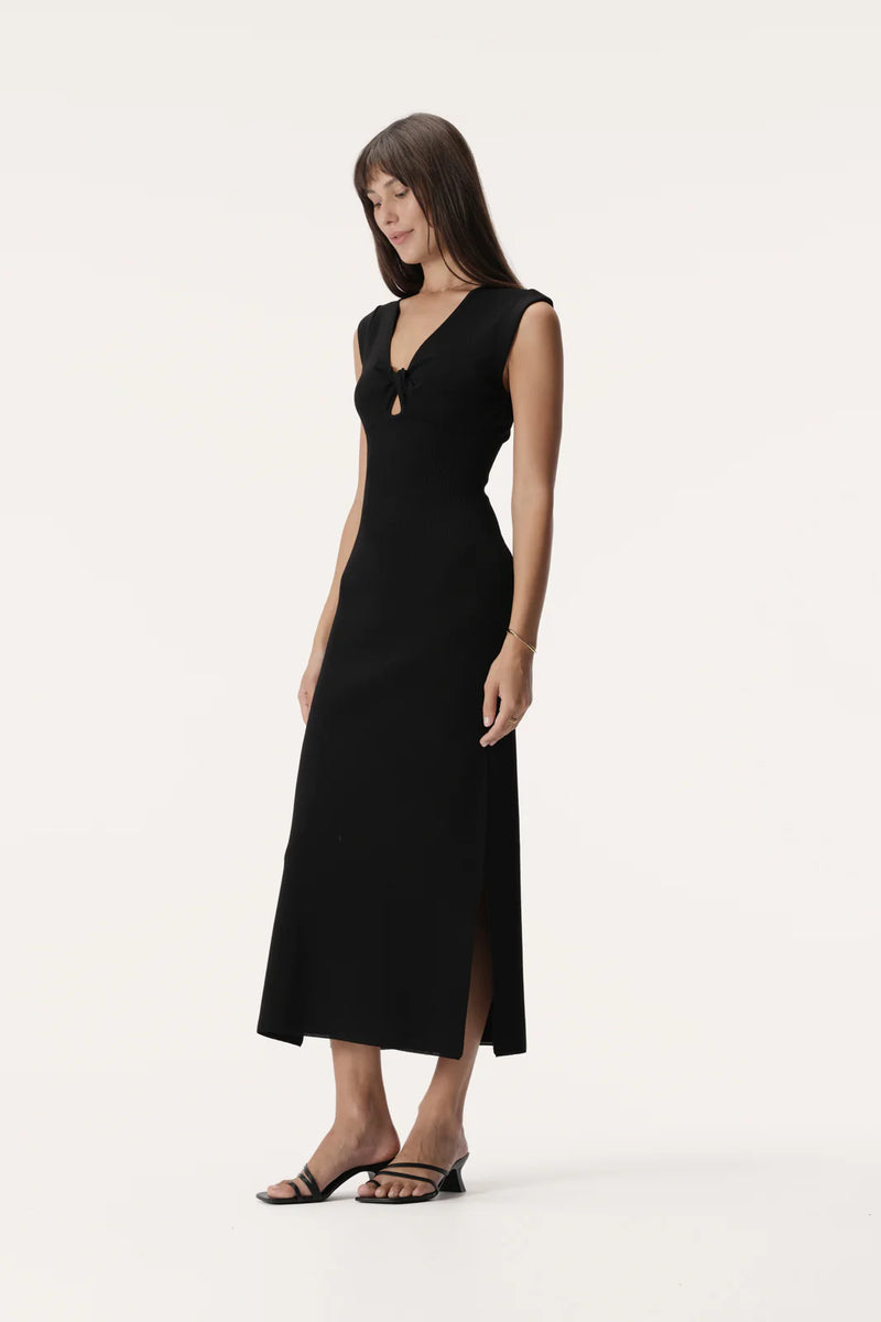 Elysian Collective Elka Collective Heather Knit Dress Black