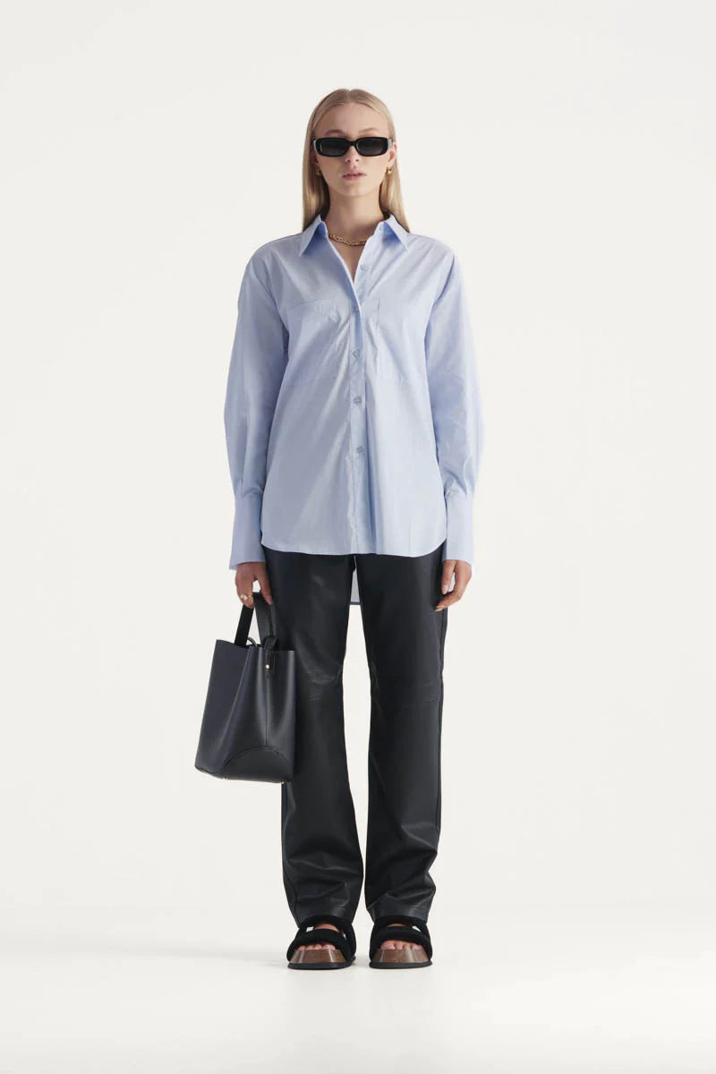 Elysian Collective Elka Collective Loretta Shirt Light Blue