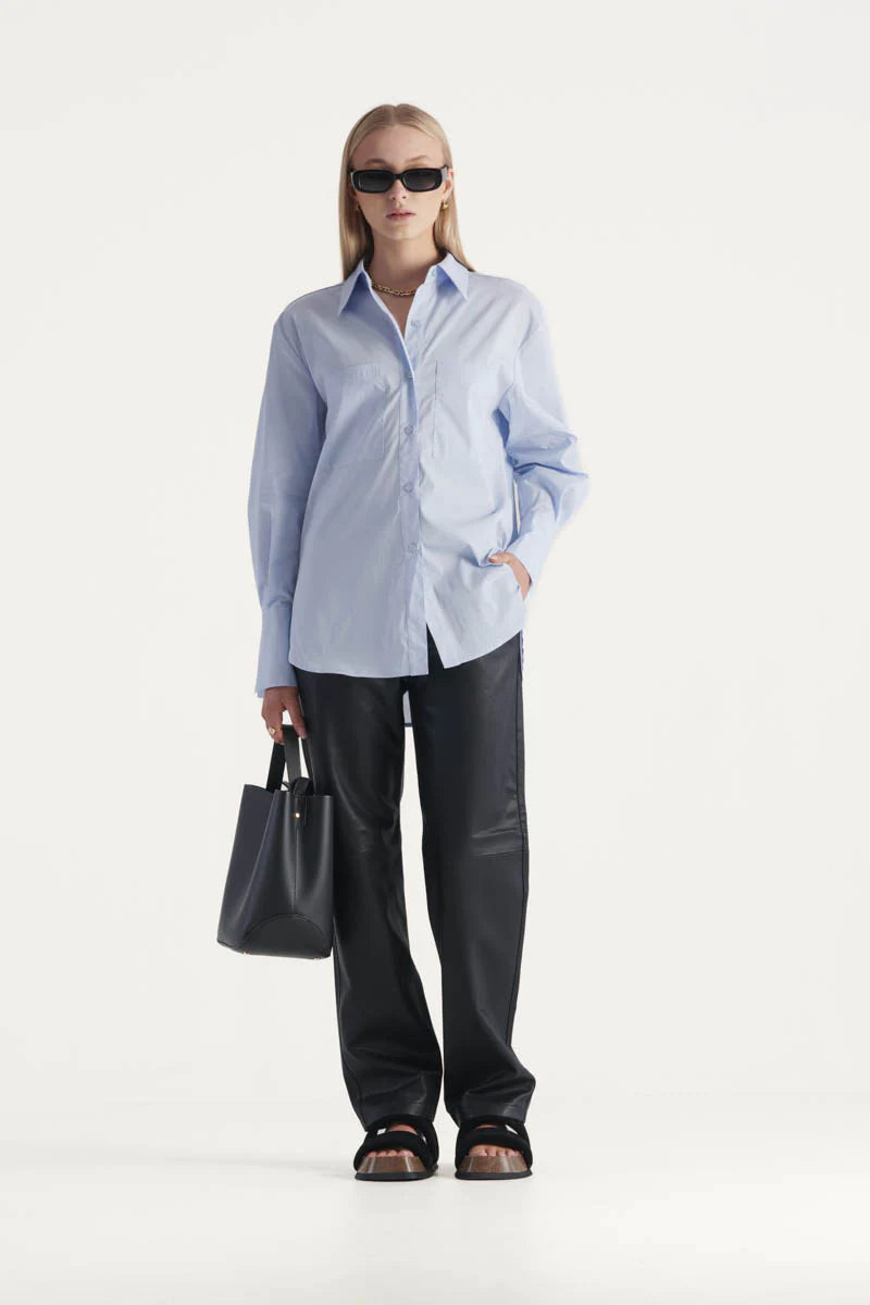 Elysian Collective Elka Collective Loretta Shirt Light Blue