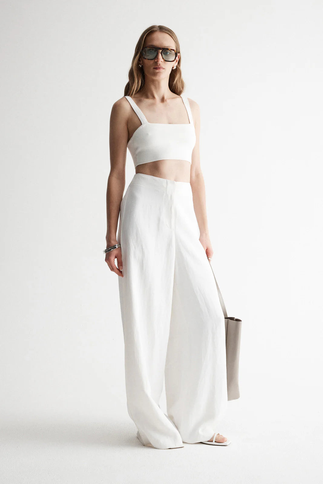 Elysian Collective Elka Collective Palermo Knit Bralette White