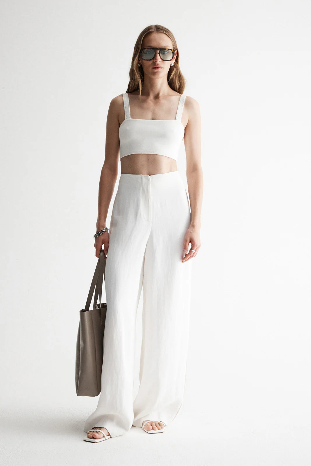 Elysian Collective Elka Collective Palermo Knit Bralette White