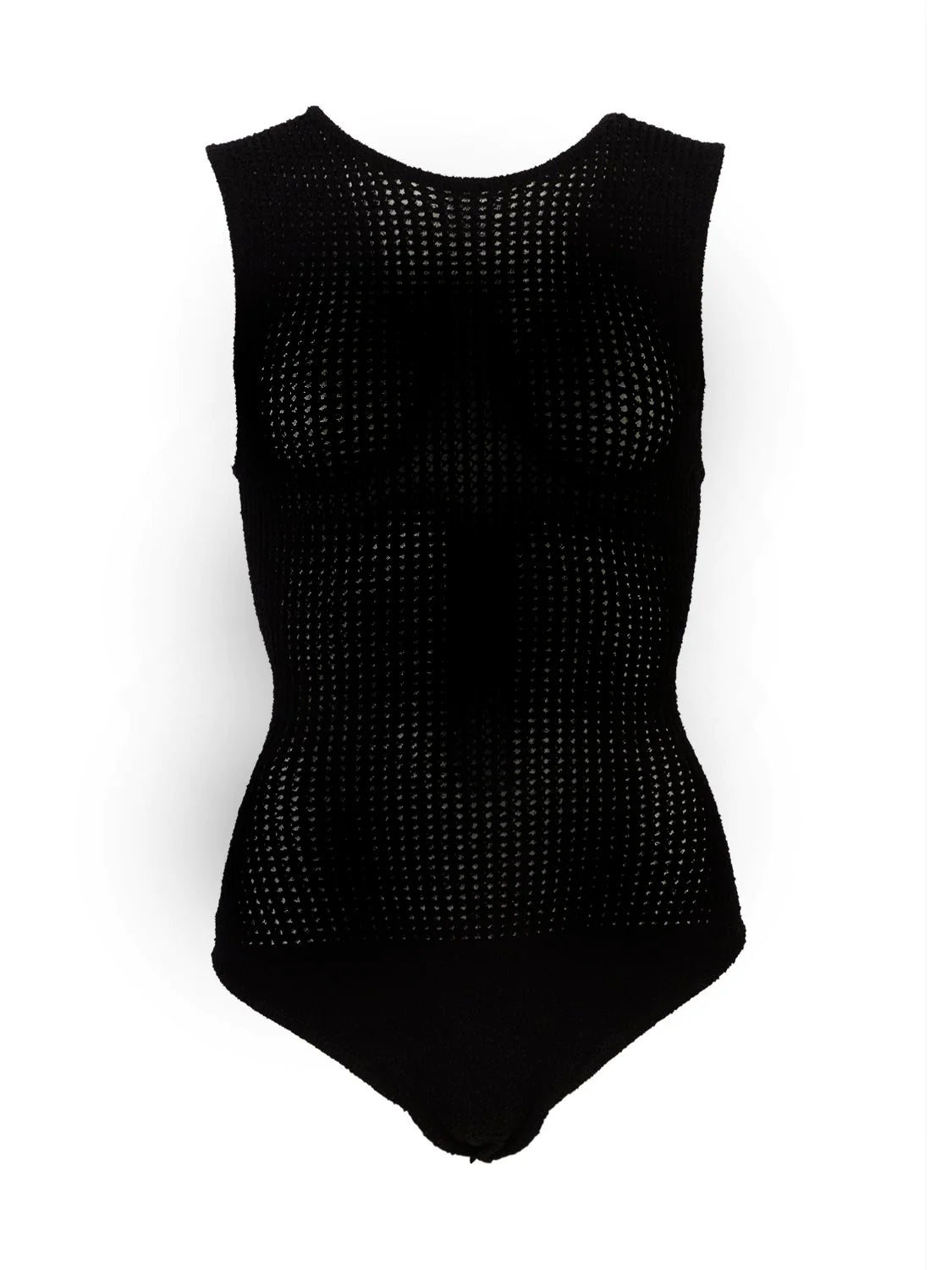 Elysian Collective Ena Pelly Aria Crochet Bodysuit Black