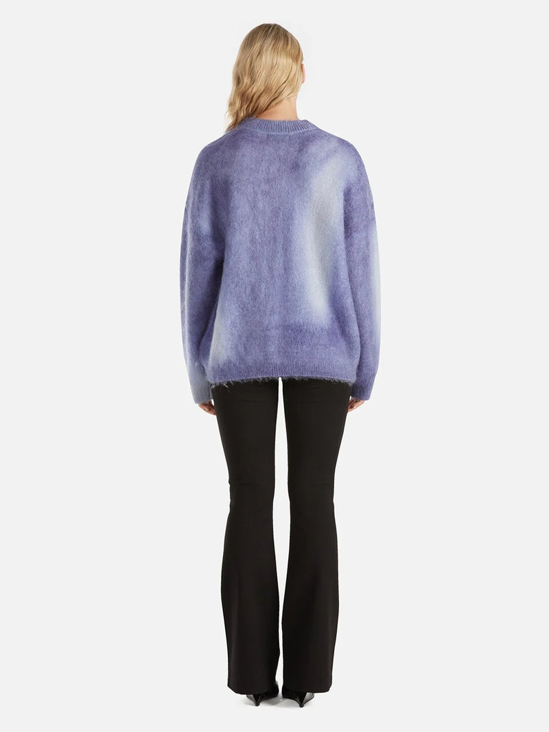 Elysian Collective Ena Pelly Delilah Knit Pullover Iris Swirl 
