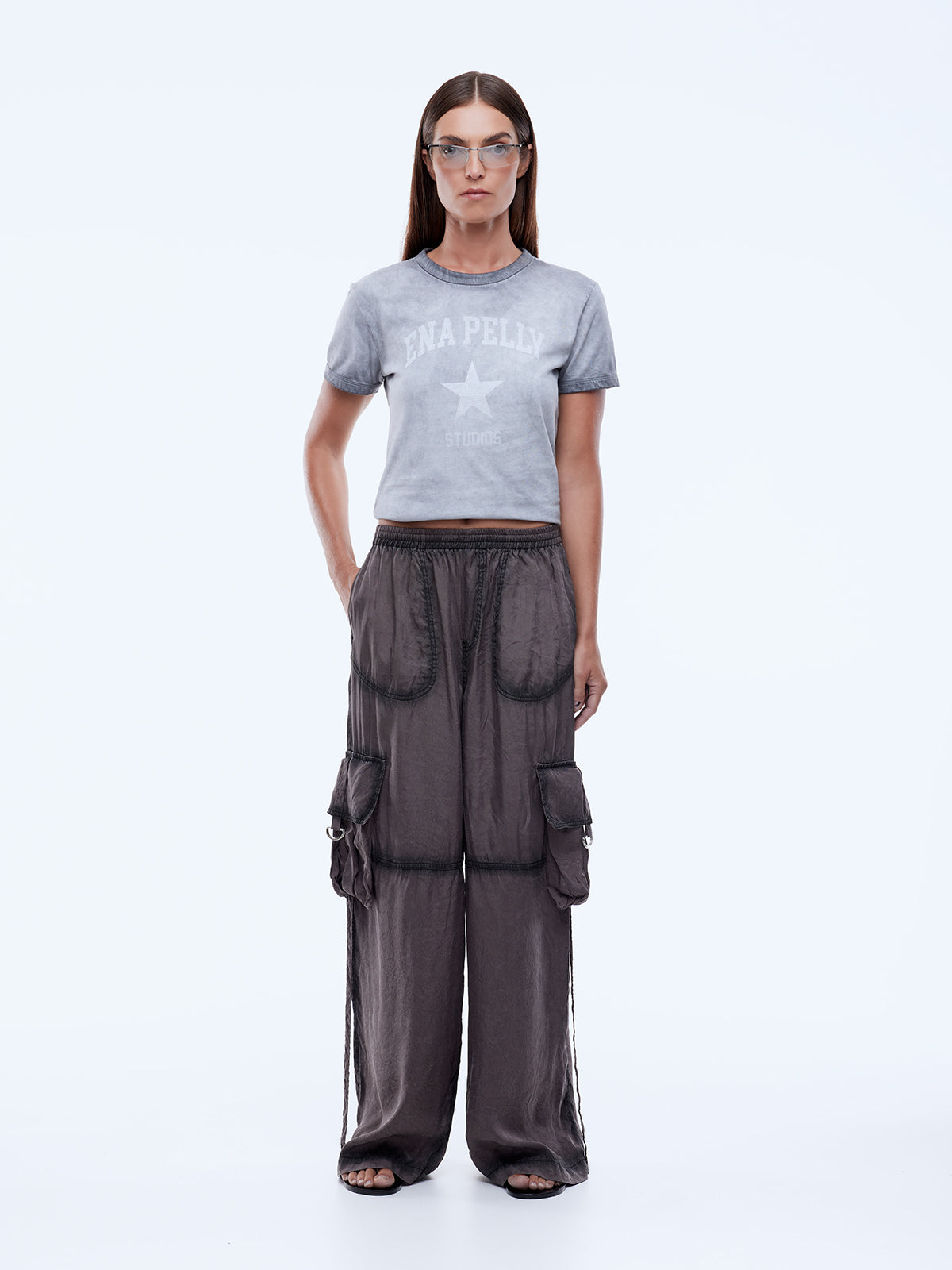 Elysian Collective Ena Pelly Ellidy Pullin Stardust Utility Pant Vintage Charcoal