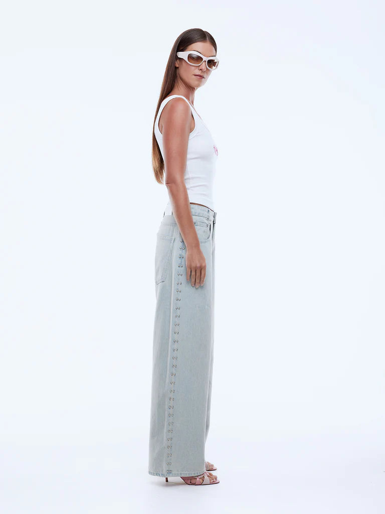 Elysian Collective Ena Pelly Ellidy Pullin Stellar Jean Light Blue Wash