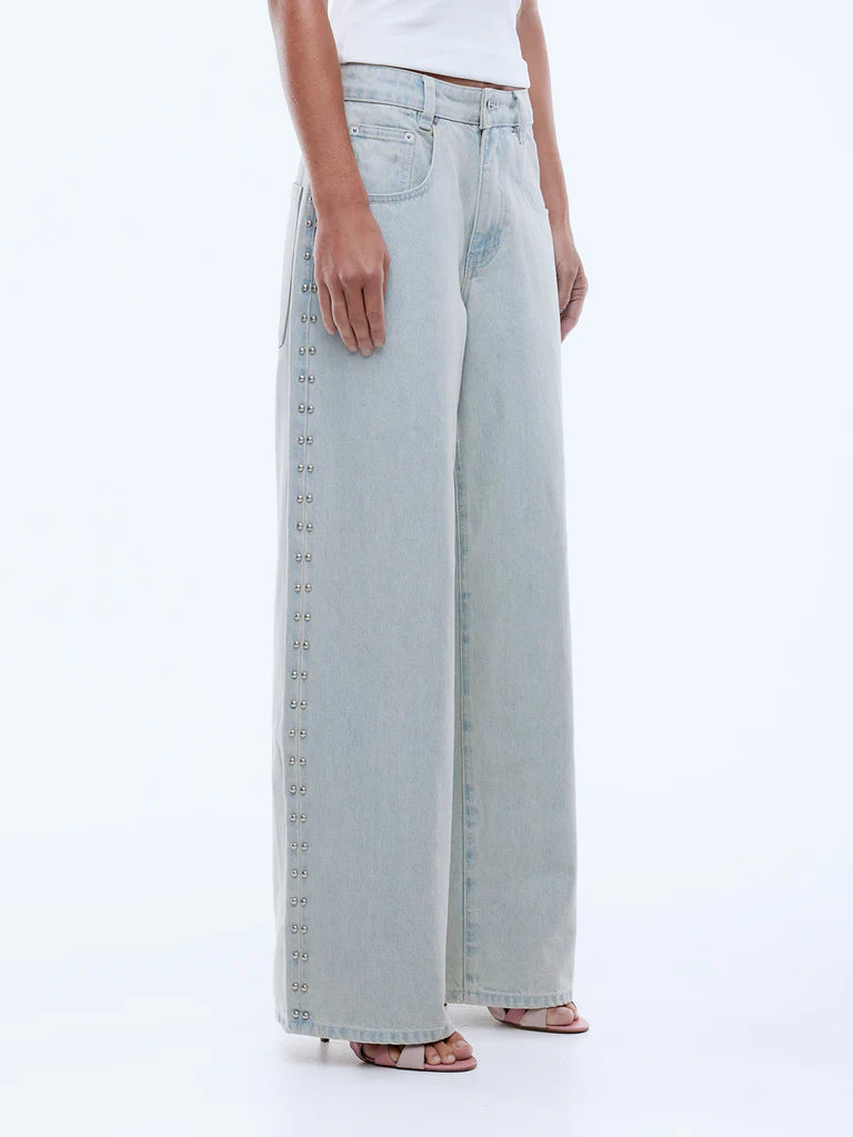 Elysian Collective Ena Pelly Ellidy Pullin Stellar Jean Light Blue Wash