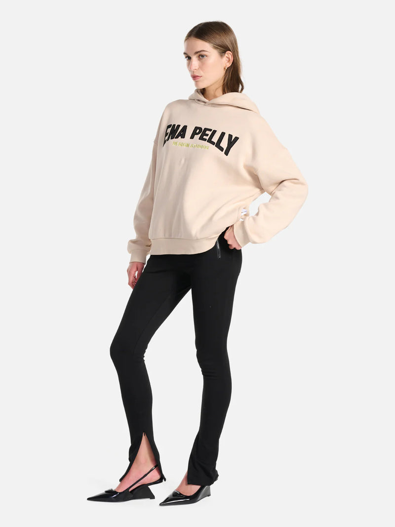 Elysian Collective Ena Pelly Flawless Hooded Sweater Biscuit