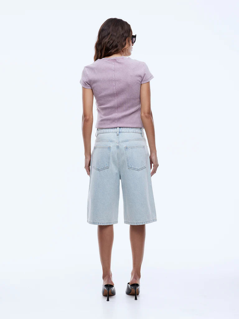 Elysian Collective Ena Pelly Gracie Bermuda Short Light Wash