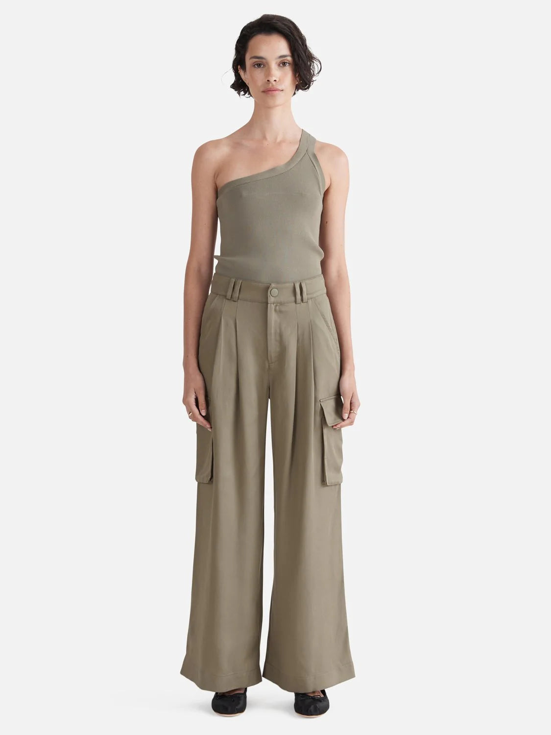 Elysian Collective Ena Pelly Hayley Cargo Pant Olive