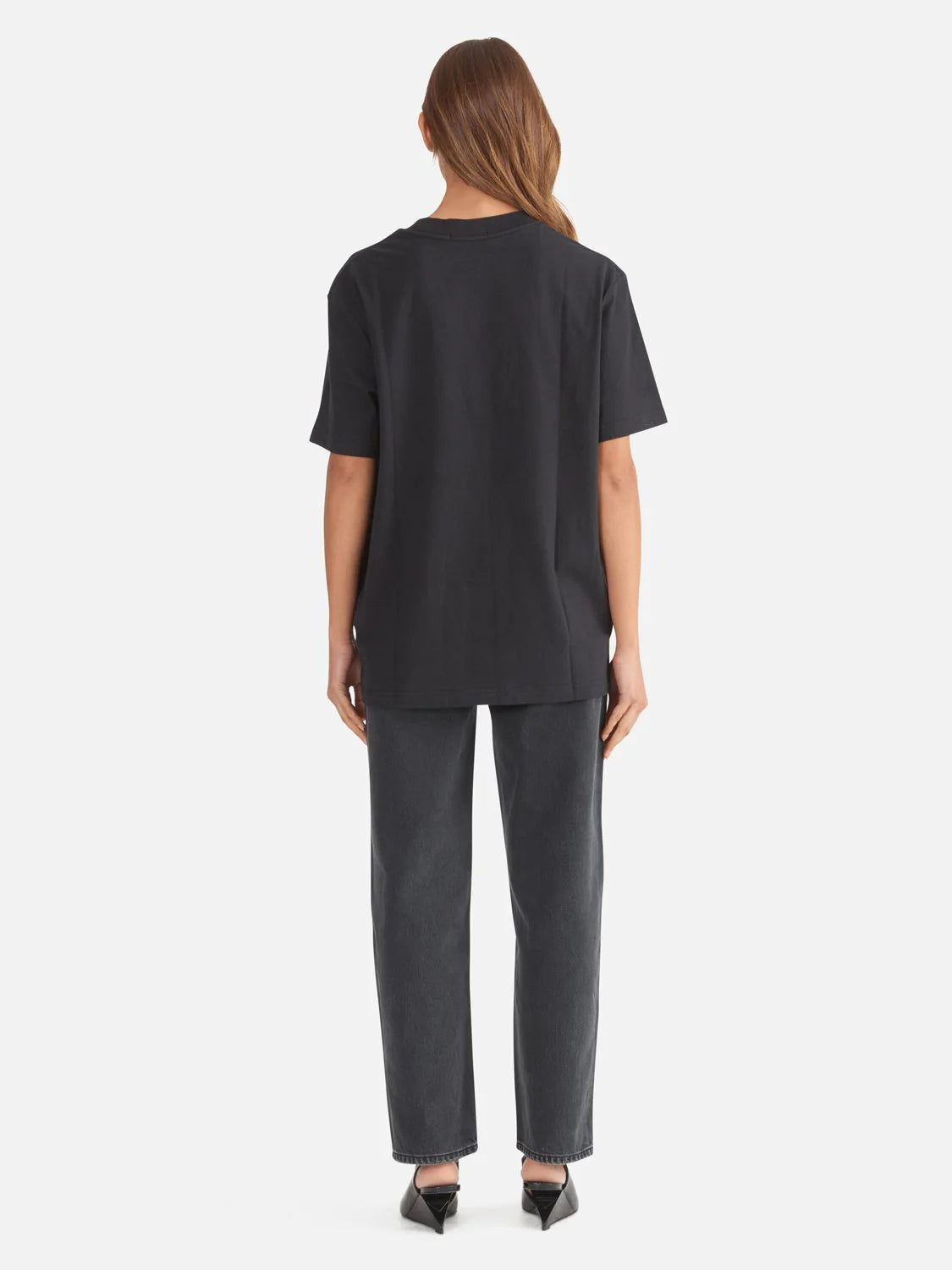 Elysian Collective Ena Pelly Lexi Monogram Tee Black