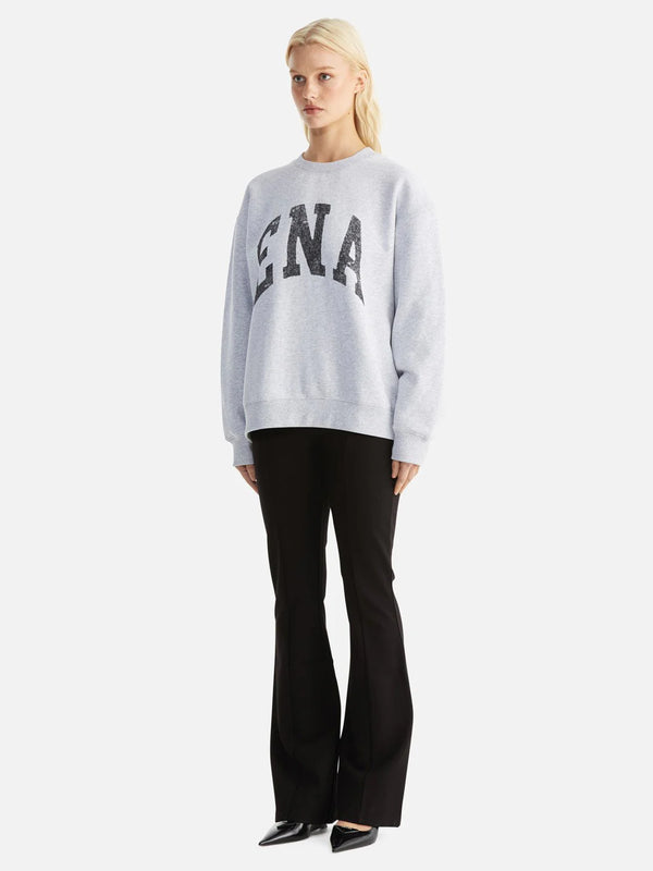 Elysian Collective Ena Pelly Lilly Oversized Sweater Collegiate Grey Marle