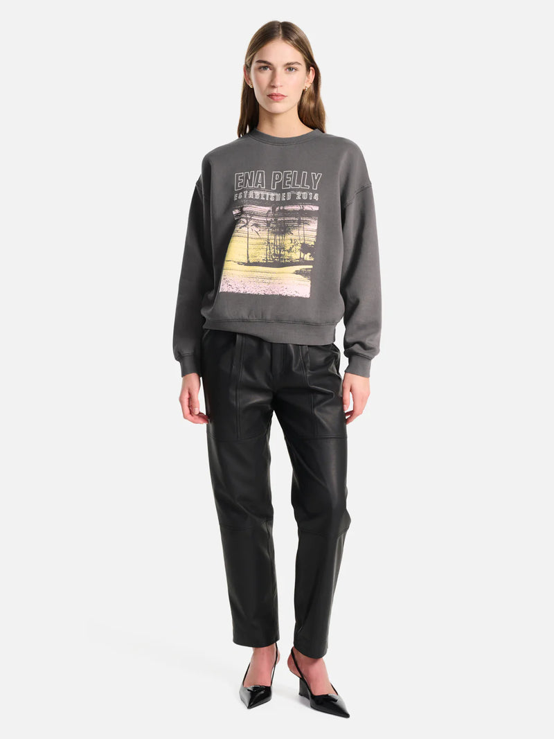 ENA PELLY - PALMS LANDSCAPE RELAXED SWEATER – Elysian Collective