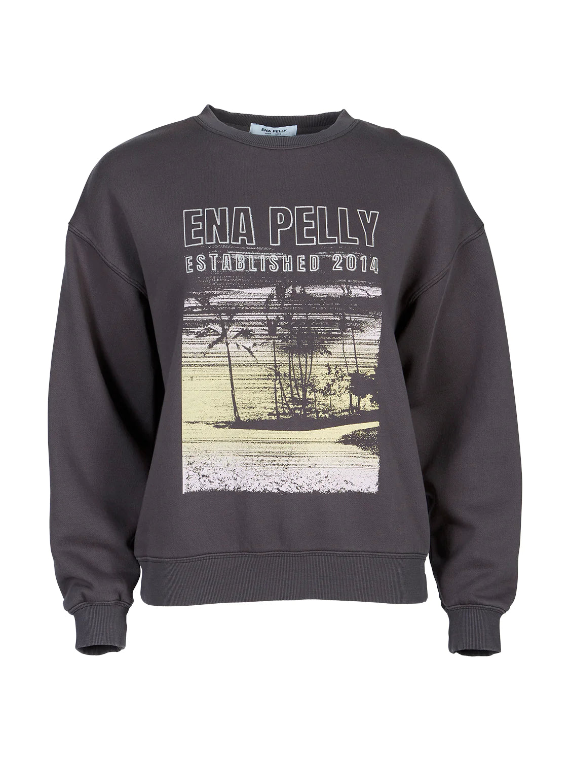 Elysian Collective Ena Pelly Palms Landscape Relaxed Sweater