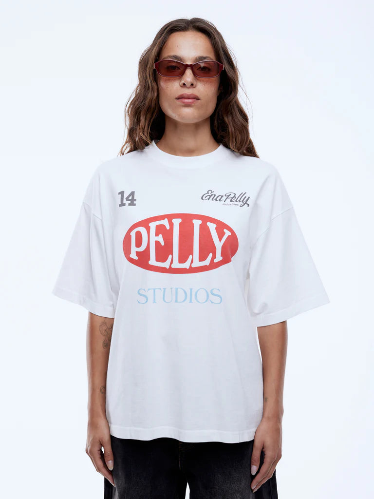 Elysian Collective Ena Pelly Pelly Sport Tee Vintage White