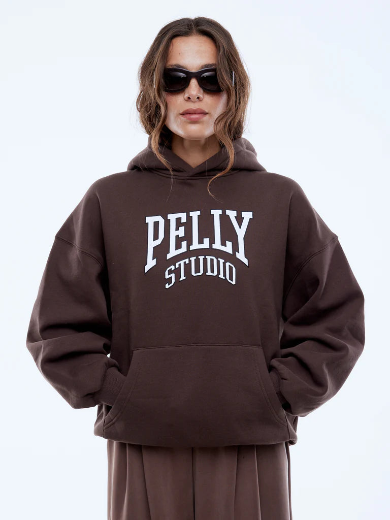 Elysian Collective Ena Pelly Pelly Studio Hoodie Mocha