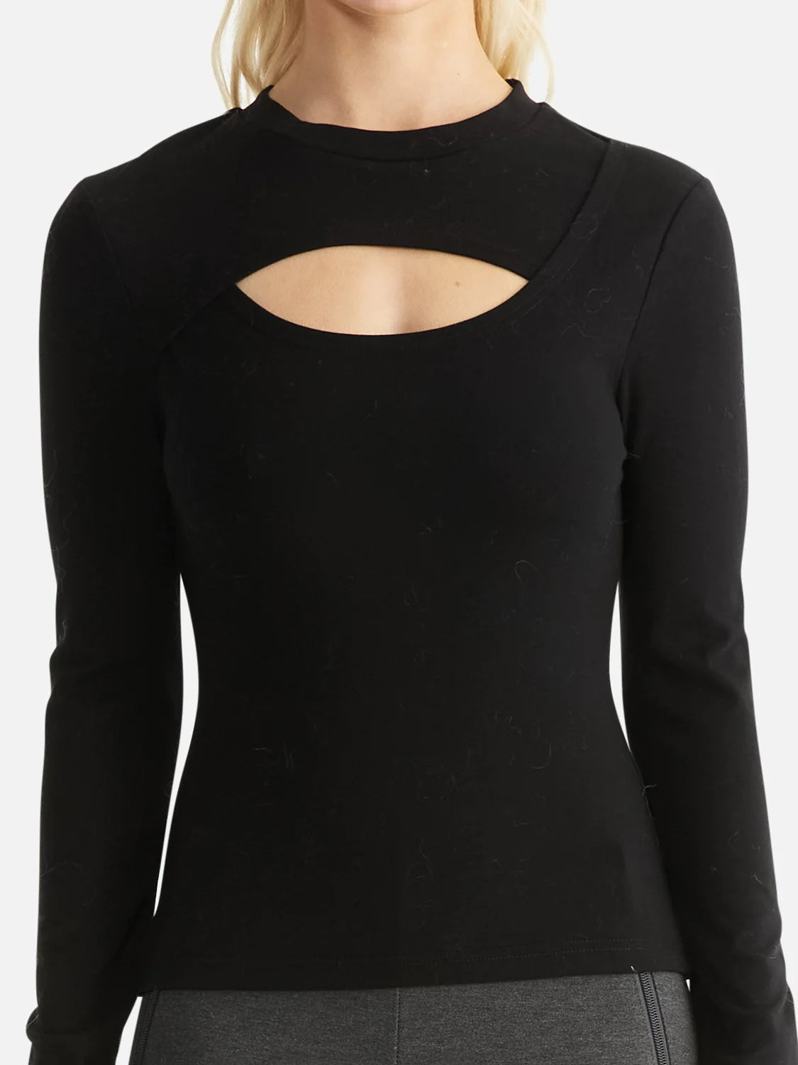 Elysian Collective Ena Pelly Remi Ribbed Top Black