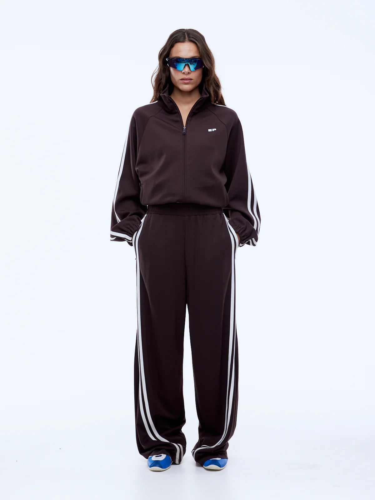Elysian Collective Ena Pelly Valentina Stripe Pant Cocoa