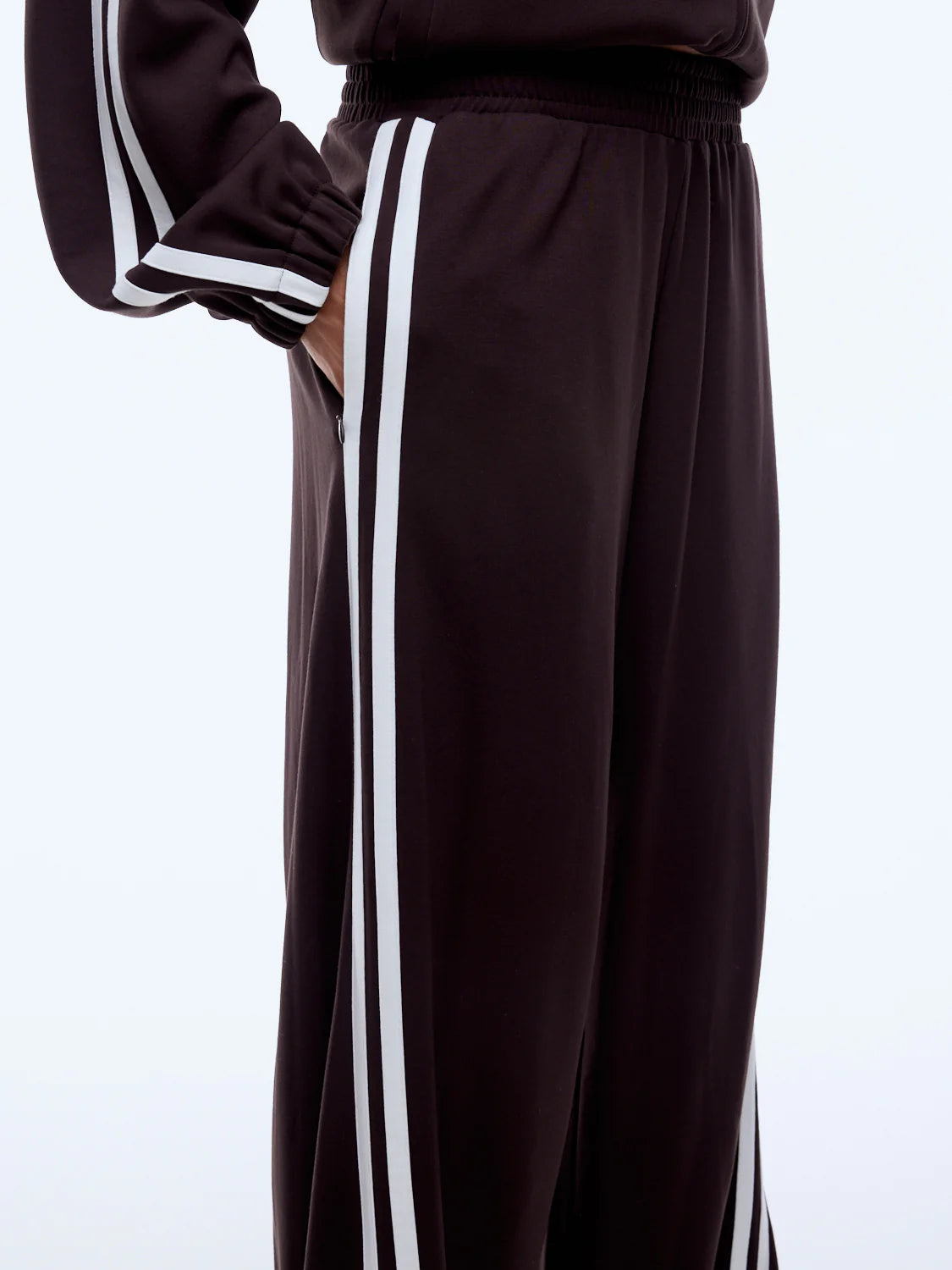 Elysian Collective Ena Pelly Valentina Stripe Pant Cocoa