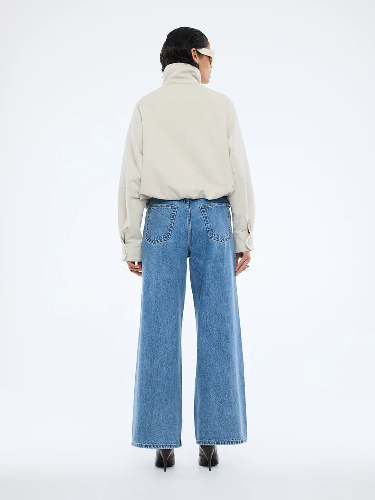 Elysian Collective Ena Pelly Zadie Bomber Jacket Sand