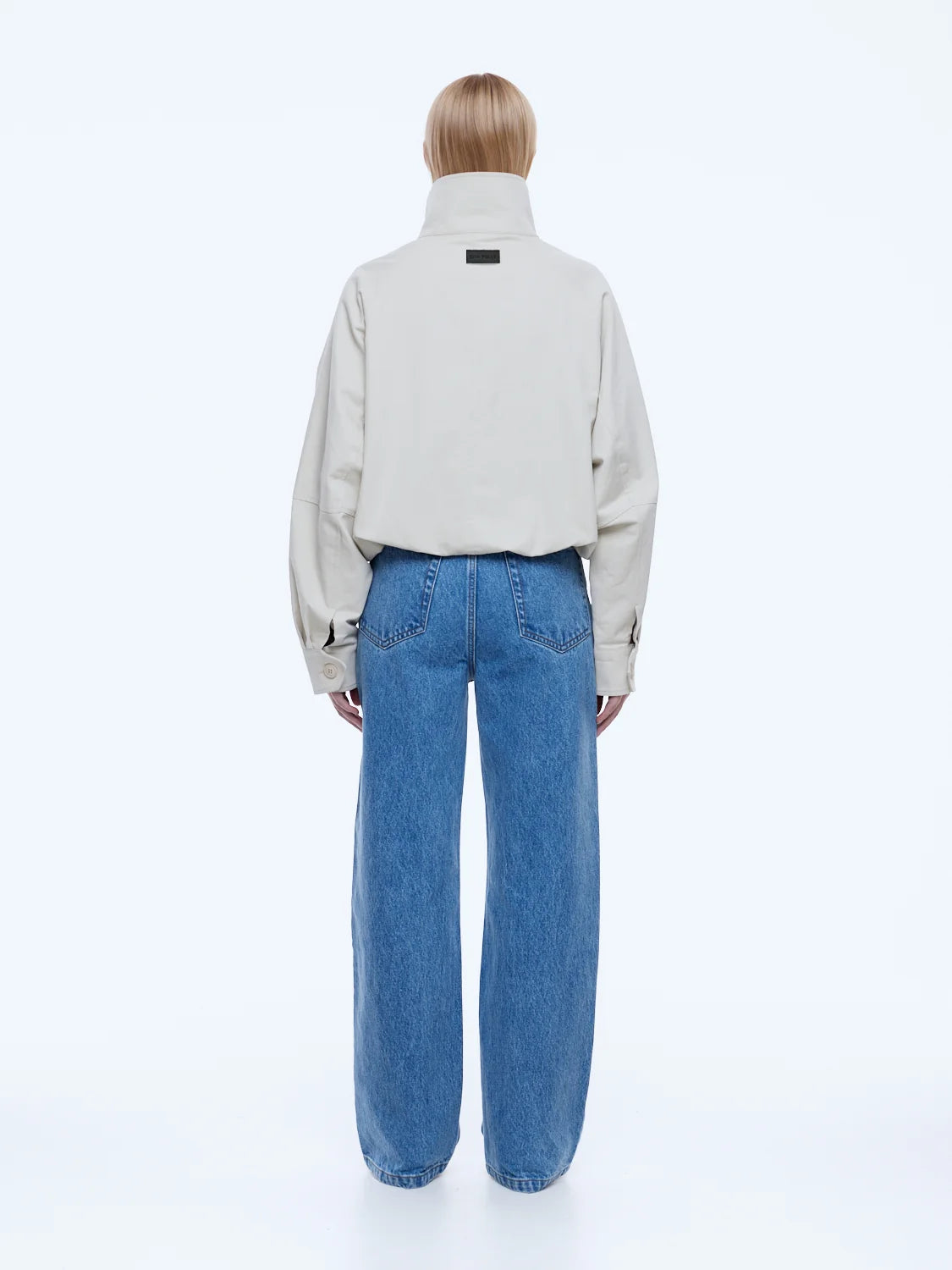 Elysian Collective Ena Pelly Zadie Bomber Jacket Sand