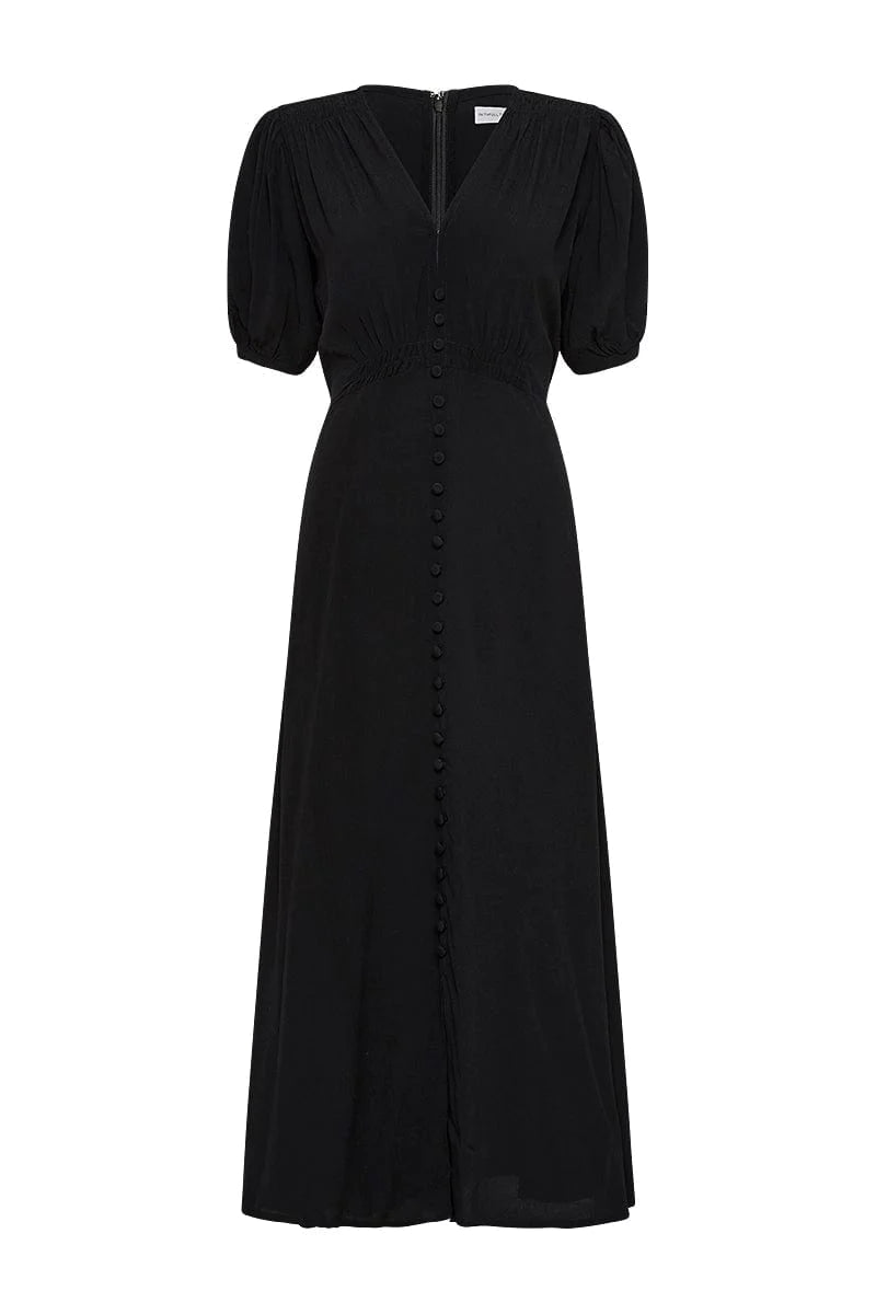 Elysian Collective Faithfull The Brand Bellavista Midi Dress Black