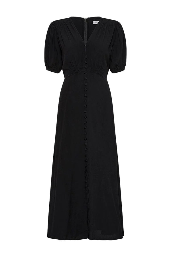 Elysian Collective Faithfull The Brand Bellavista Midi Dress Black