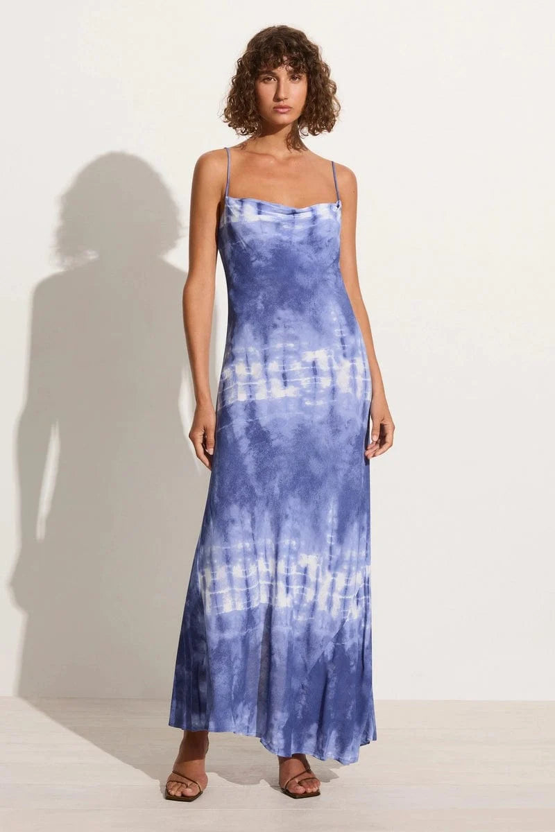 Elysian Collective Faithfull The Brand Sisudo Maxi Dress Ceira Slate