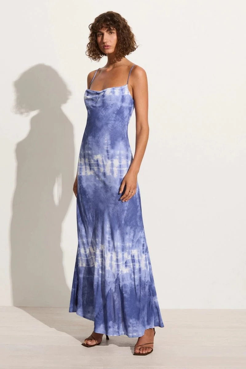 Elysian Collective Faithfull The Brand Sisudo Maxi Dress Ceira Slate