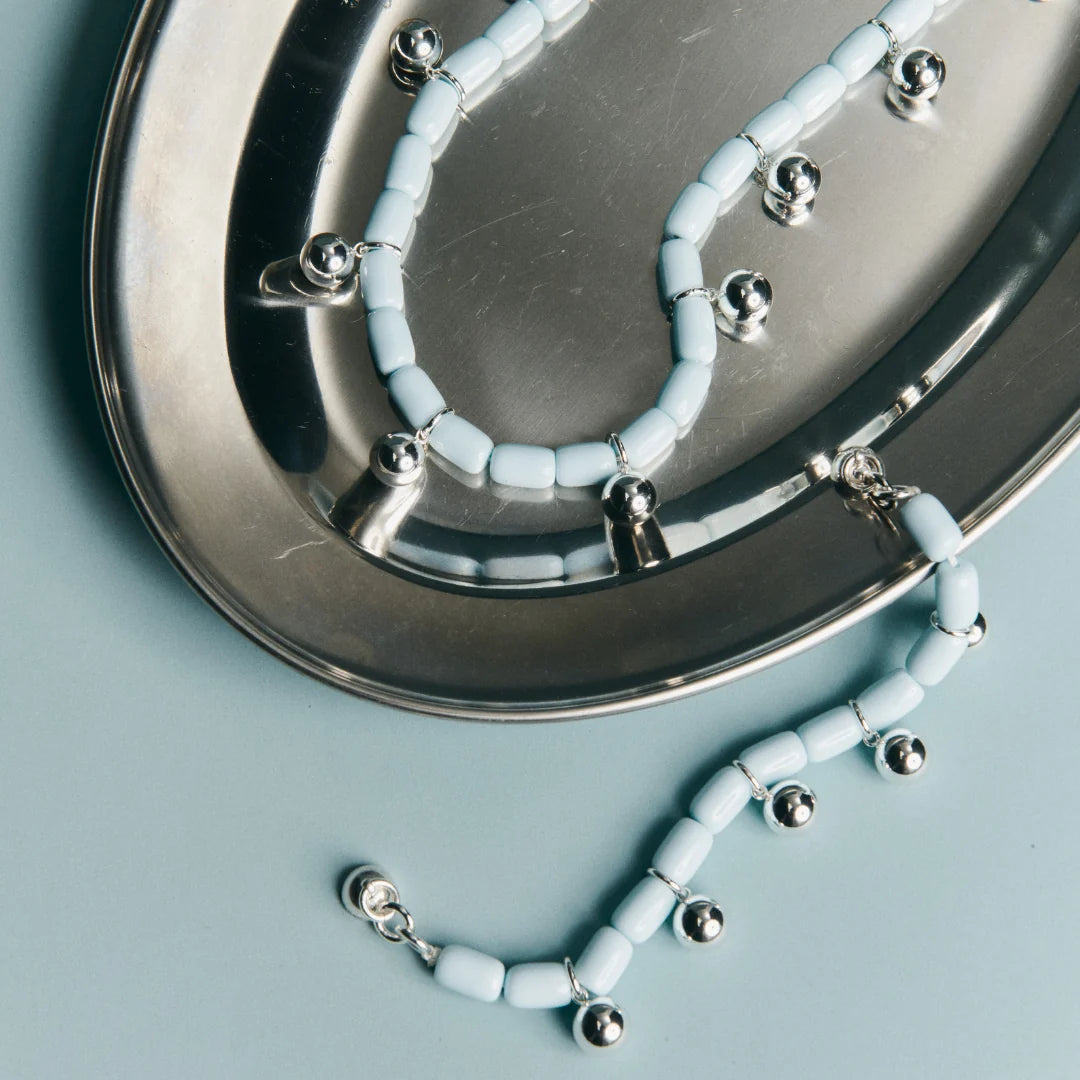Elysian Collective Gimme Resin Necklace Sky Blue