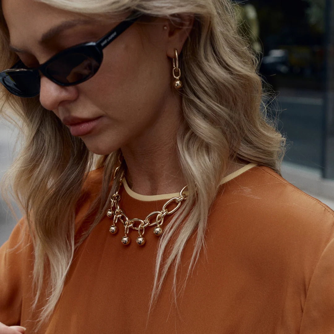 Elysian Collective Gimme Sphere Chain Necklace Gold