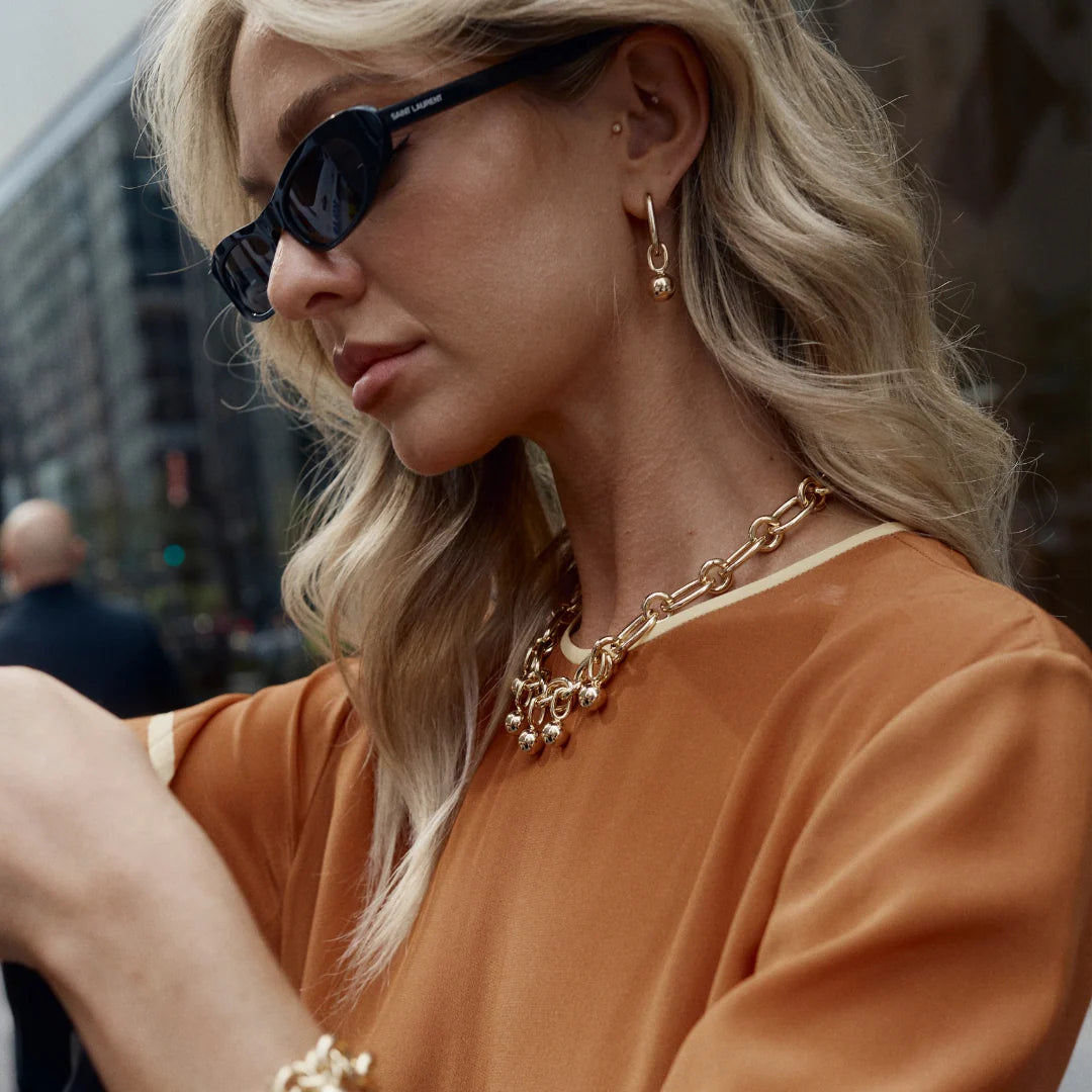 Elysian Collective Gimme Sphere Chain Necklace Gold