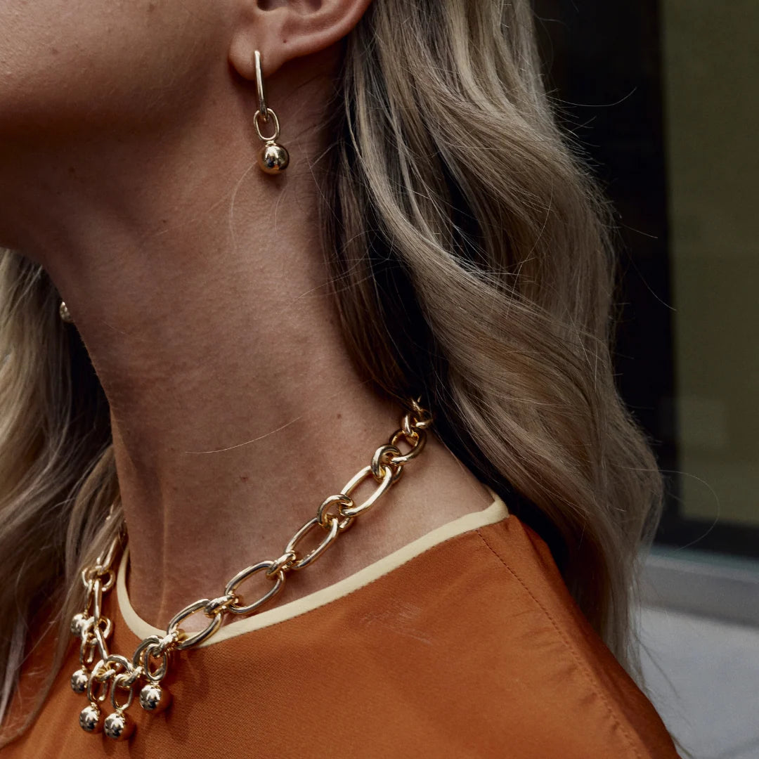 Elysian Collective Gimme Sphere Chain Necklace Gold