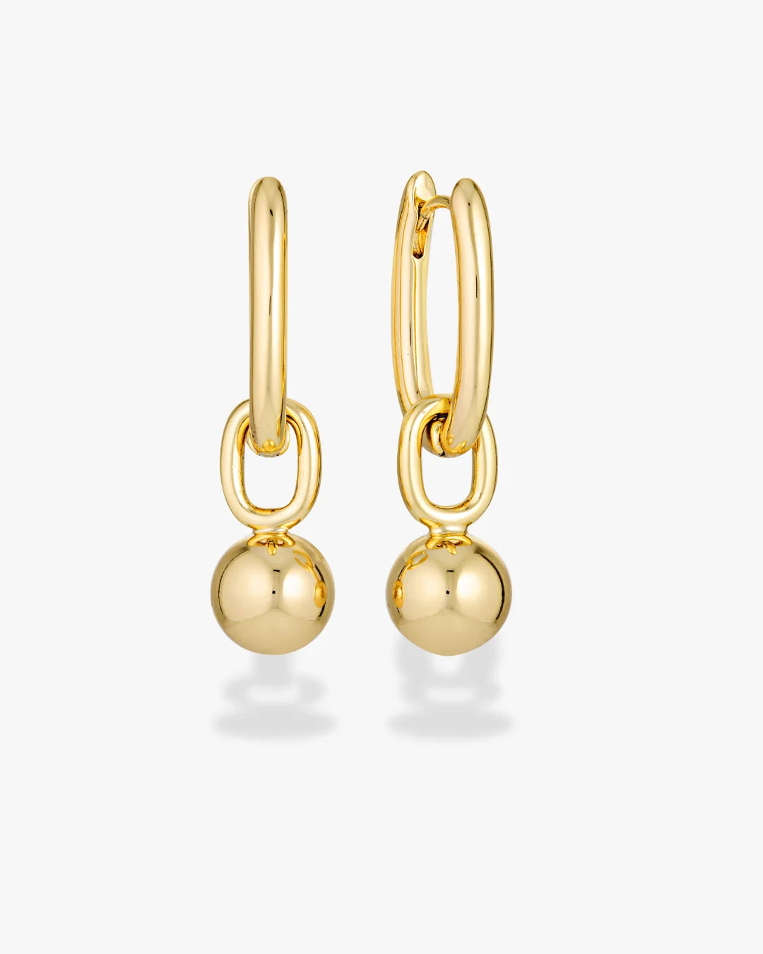 Elysian Collective Gimme Sphere Hoop Earrings Gold
