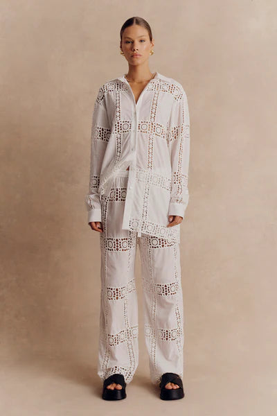 Elysian Collective Hansen and Gretel Alma Shirt Ivory