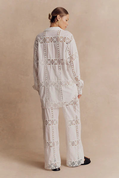 Elysian Collective Hansen and Gretel Alma Shirt Ivory