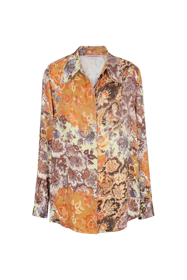 Elysian Collective Hansen and Gretel Apollo Shirt Brocade