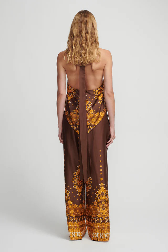 Elysian Collective Hansen and Gretel Indy Wide Leg Pant Choc Empress