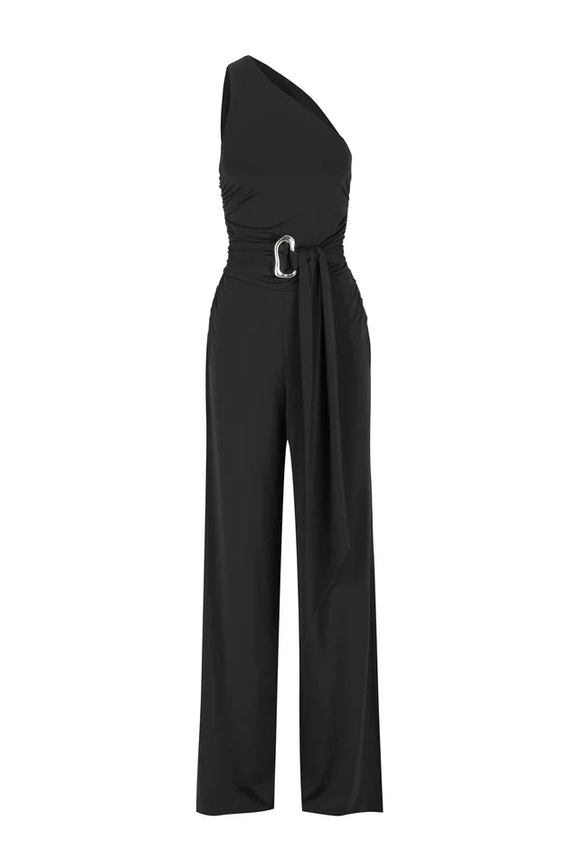 Elysian Collective Hansen And Gretel Phoenix Jersey Jumpsuit Black