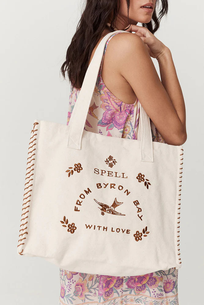 Elysian Collective Holiday Tote Bag Rope