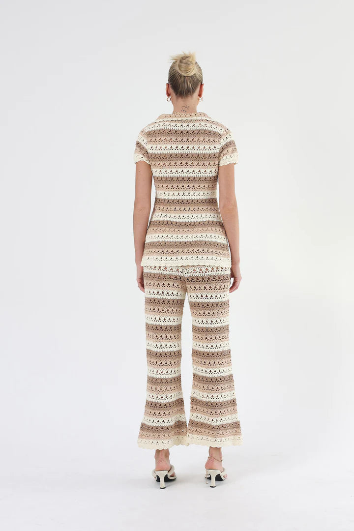 Elysian Collective Isabelle Quinn Gian Crochet Button Up