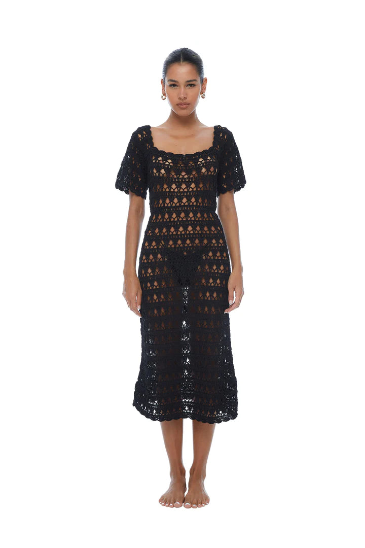 Elysian Collective Isabelle Quinn Sofia Dress Noir