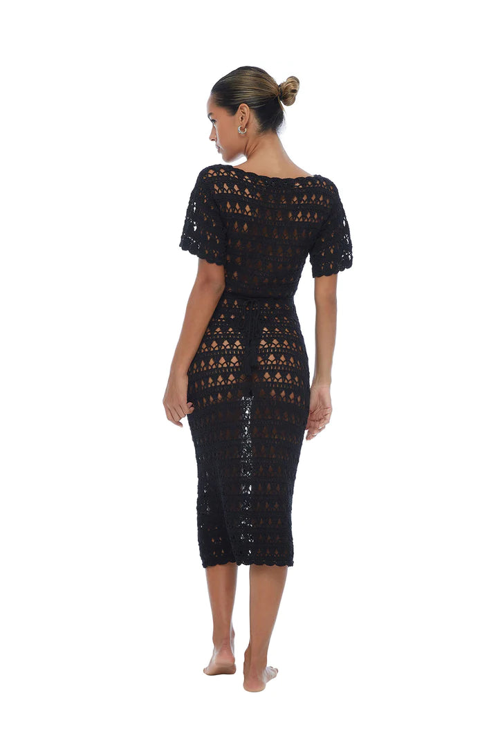 Elysian Collective Isabelle Quinn Sofia Dress Noir