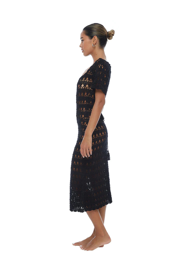 ISABELLE QUINN - SOFIA DRESS (NOIR)