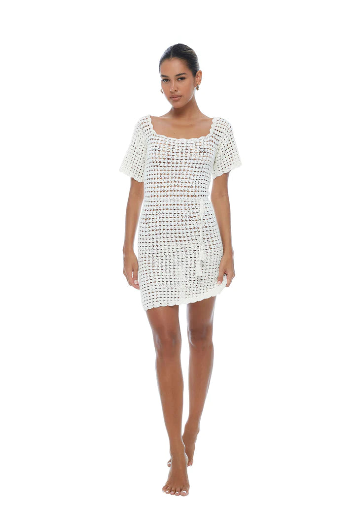 ISABELLE QUINN - SOFIA MINI DRESS (IVORY)