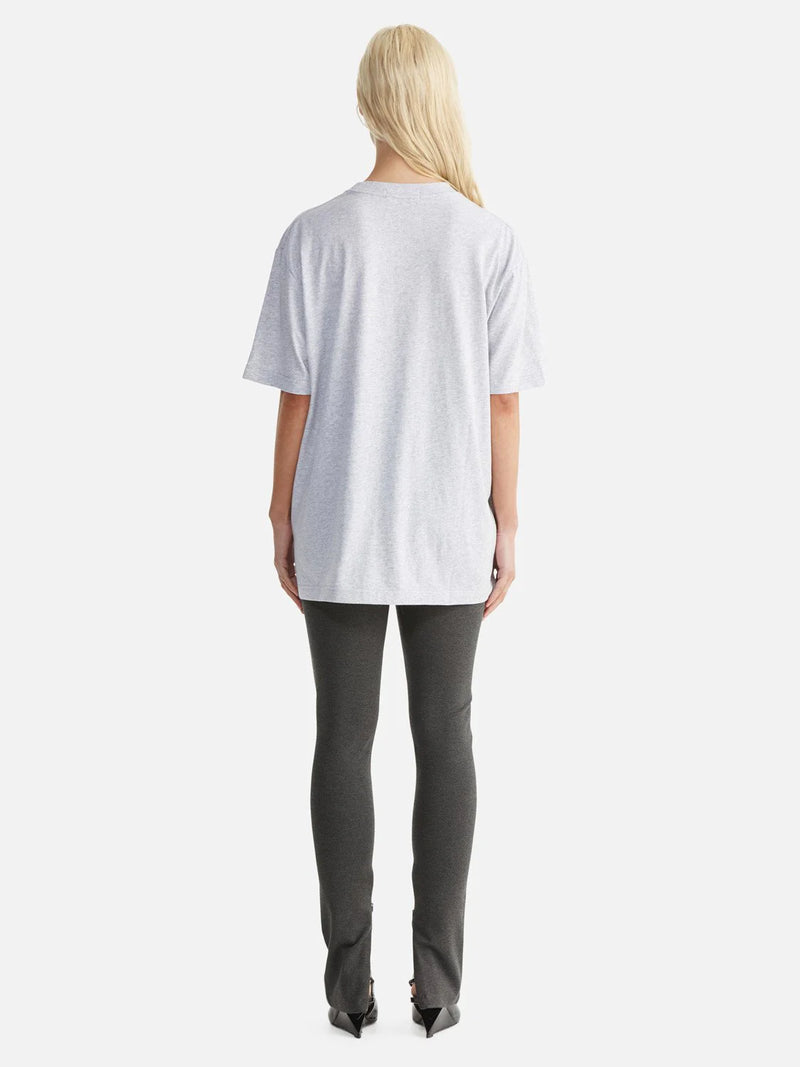 Elysian Collective Jessie Oversized Tee Collegiate Mid Grey Marle